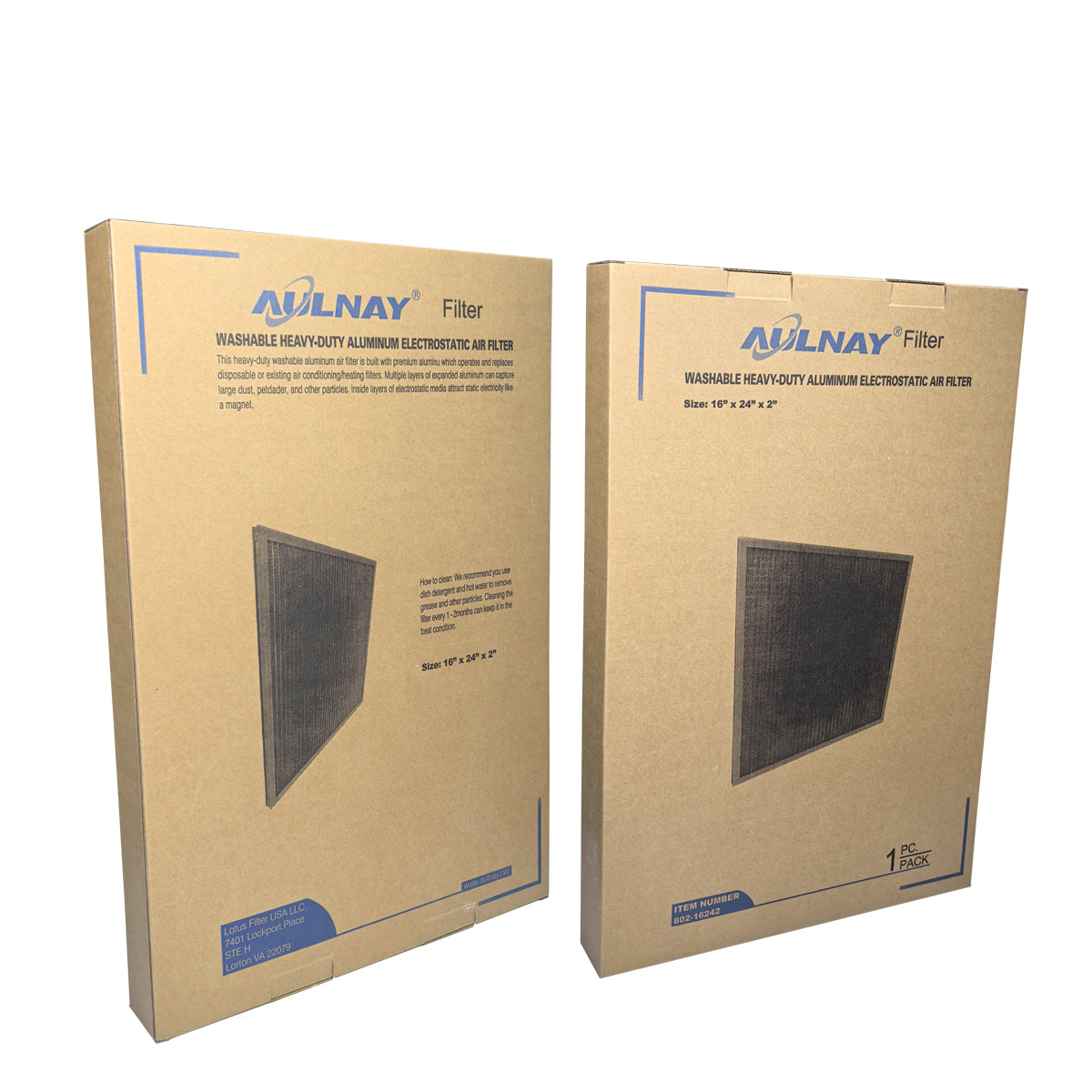 Aluminum Electrostatic Air Filter-1"