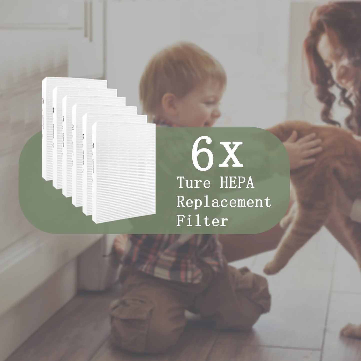 AUC HEPA Filters Compatible Honeywell Air Purifier
