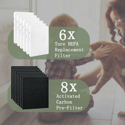 AUC HEPA Filters Compatible Honeywell Air Purifier
